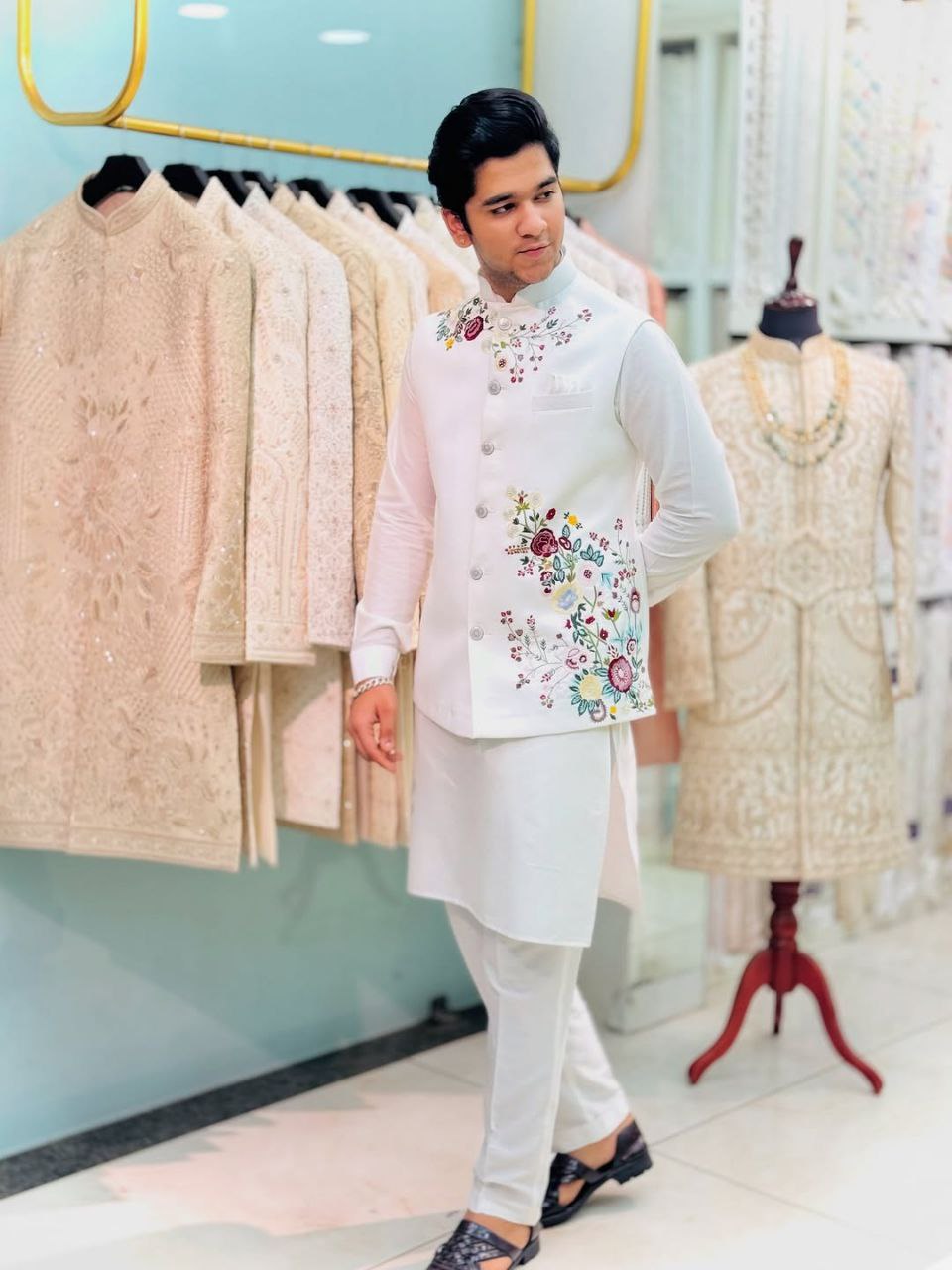 The Ivory Garden Waistcoat Ensemble